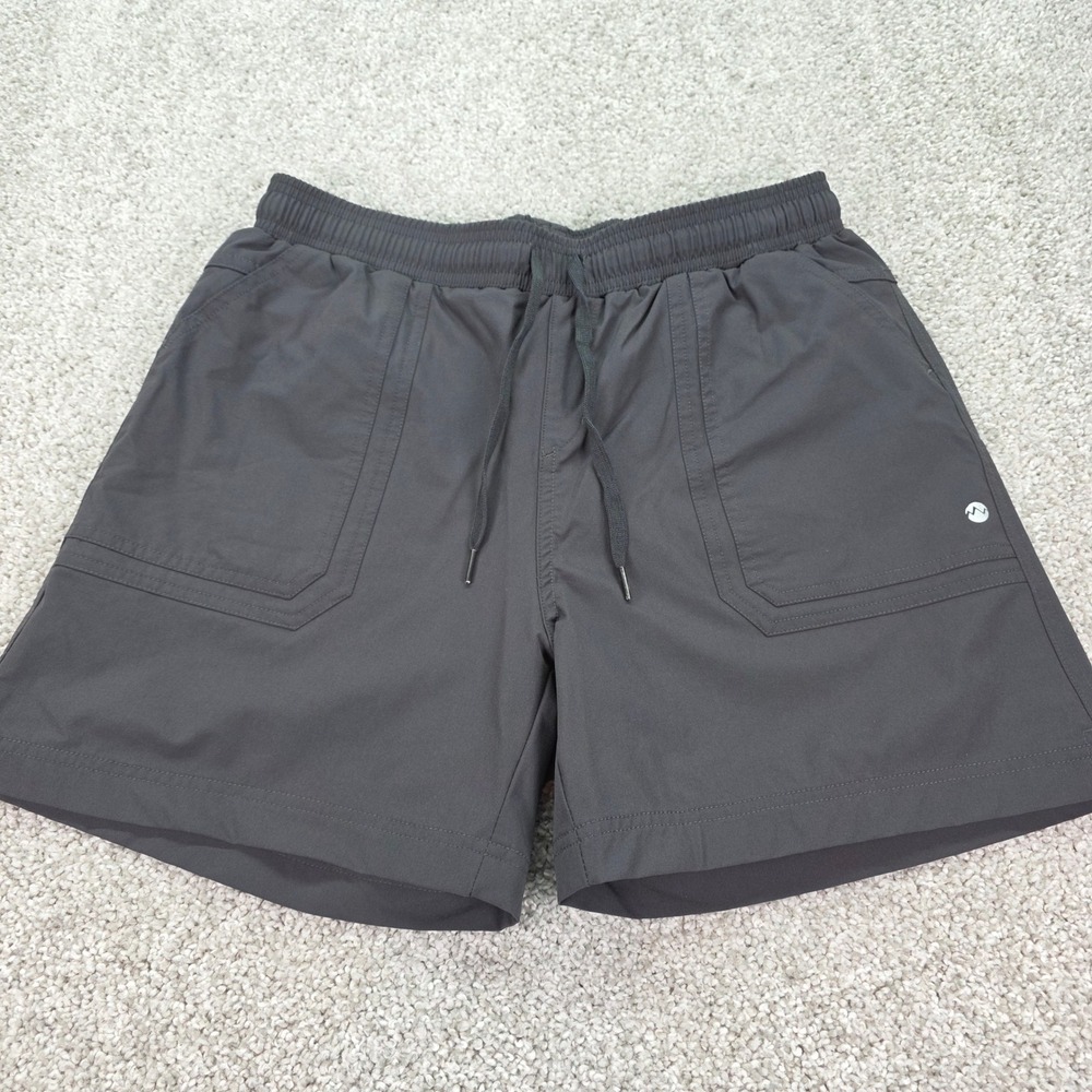 Willit Womens Charcoal Gray Hiking‎ Active Shorts Elastic Waist Size M NWOT